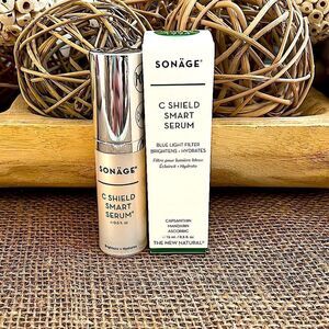 Sonage C SHIELD SMART SERUM blue light filter brightens + hydrates Brand New